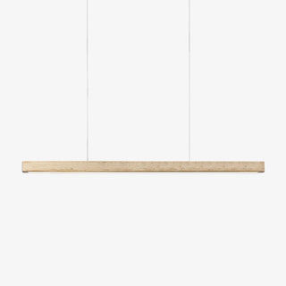 Imiror Minimalist Travertine Linear Pendant - Blowlighting