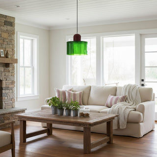 Morvella Sculptural Pendant Light – Refined Cylindrical Design Decorative Hanging Lamp N31