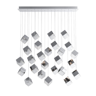 Square Cascading Cube Cluster Pendant Light