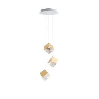 Square Cascading Cube Cluster Pendant Light