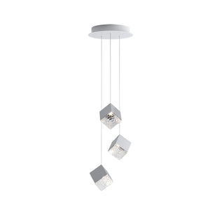 Square Cascading Cube Cluster Pendant Light