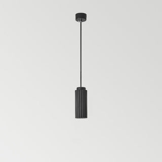 Contemporary Nordic Round Cylinder Iron Aluminum 1-Light Pendant Light For Bedroom