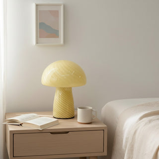 Striglow Mushroom Table Lamp – Artistic Visual Texture for Home and Office