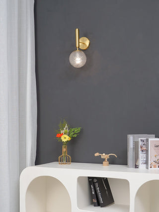 Miira Mesh Globe Industrial Wall Sconce