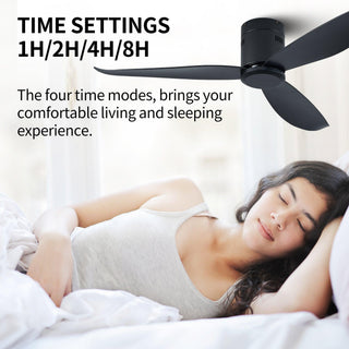Spar Minimalist Metal Ceiling Fan No Light