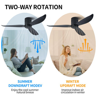 Spar Minimalist Metal Ceiling Fan No Light