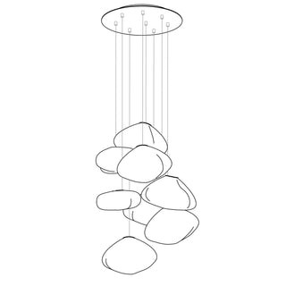 Orion Random Modern Glass Pendant Light