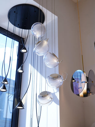 Art Medieval Glass Pendant Light