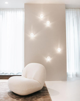 Lila Crystal Modern Glass Wall Light