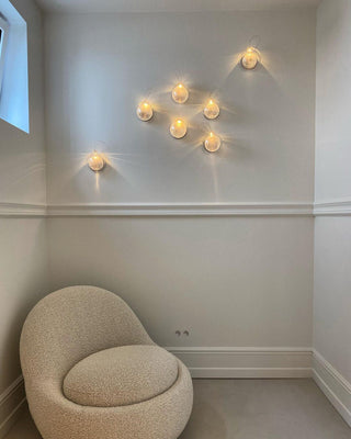 Lila Crystal Modern Glass Wall Light