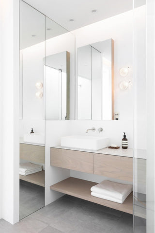 Lila Crystal Modern Glass Wall Light