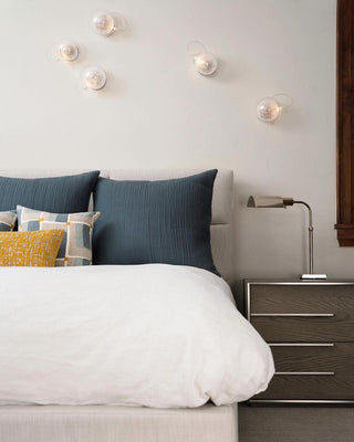 Lila Crystal Modern Glass Wall Light