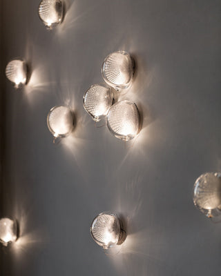 Lila Crystal Modern Glass Wall Light