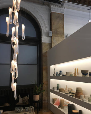 Astra Modern Glass Linear Chandelier