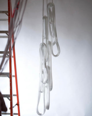Astra Modern Glass Linear Chandelier