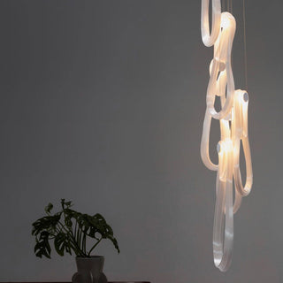 Astra Modern Glass Linear Chandelier