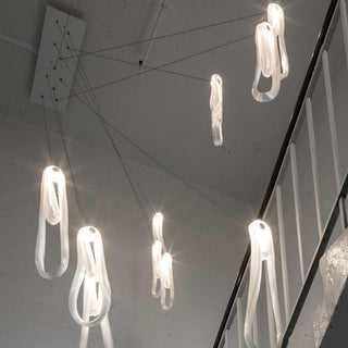 Astra Modern Glass Linear Chandelier