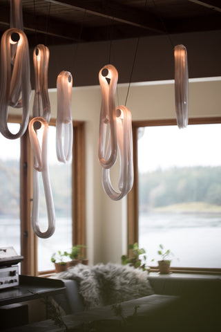 Astra Modern Glass Linear Chandelier