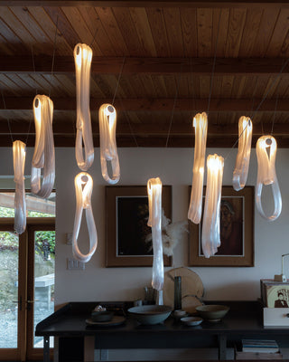 Astra Modern Glass Linear Chandelier