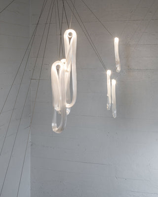 Astra Modern Glass Linear Chandelier