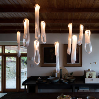 Astra Modern Glass Linear Chandelier