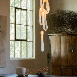Astra Modern Glass Linear Chandelier