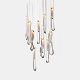 Astra Modern Glass Linear Chandelier