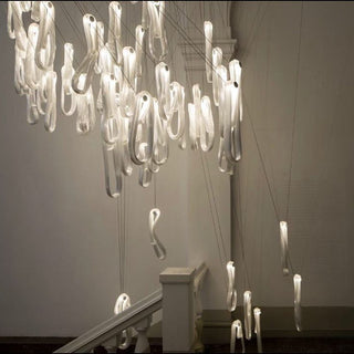 Astra Modern Glass Linear Chandelier