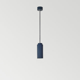 Contemporary Nordic Round Cylinder Iron Aluminum 1-Light Pendant Light For Bedroom