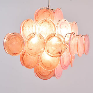 Aurelia Pink Murano Glass Chandelier