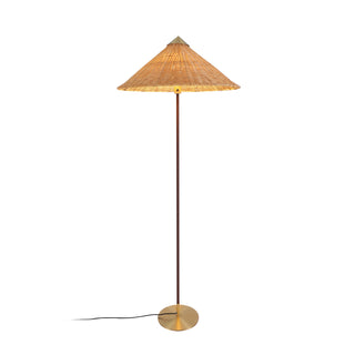 Chinese Farmhouse Fabric Floor Lamp