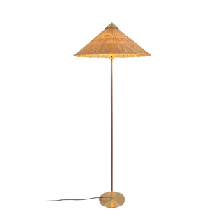 Chinese Farmhouse Fabric Floor Lamp