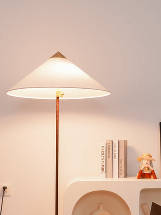 Chinese Farmhouse Fabric Floor Lamp