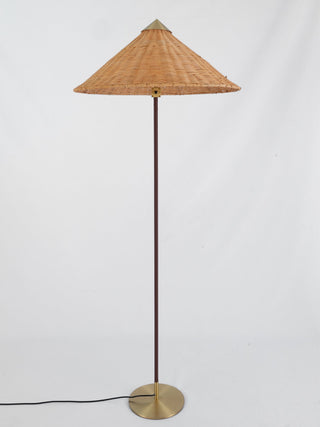 Chinese Farmhouse Fabric Floor Lamp