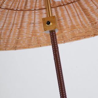 Chinese Farmhouse Fabric Floor Lamp