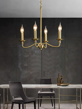 Ableton Classic Brass Chandelier