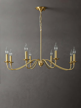 Ableton Classic Brass Chandelier