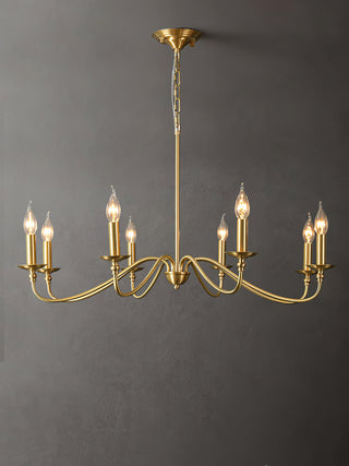 Ableton Classic Brass Chandelier