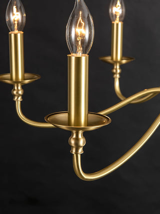 Ableton Classic Brass Chandelier