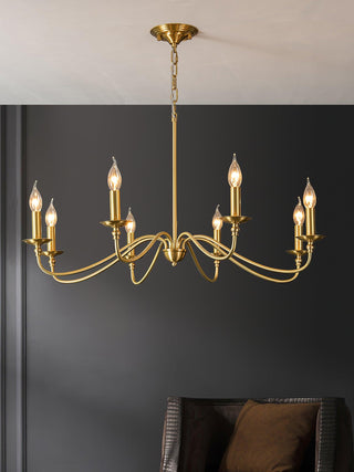 Ableton Classic Brass Chandelier