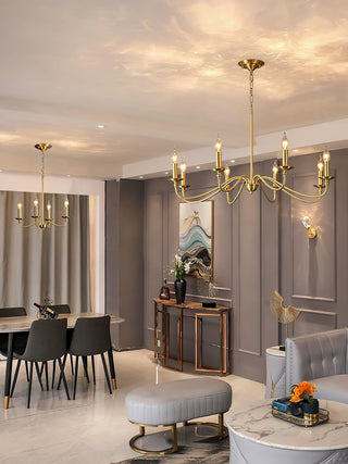 Ableton Classic Brass Chandelier