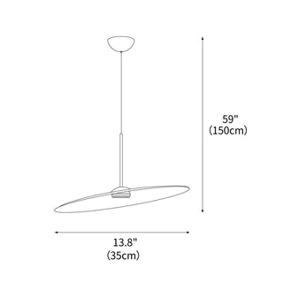 Acoustics Minimalist Flocking Pendant Light