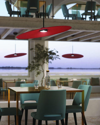 Acoustics Minimalist Flocking Pendant Light
