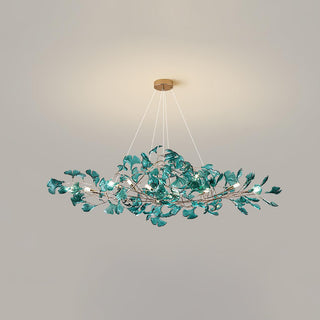 Ginkgo Leaf Luxury Acrylic Chandelier
