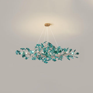 Ginkgo Leaf Luxury Acrylic Chandelier
