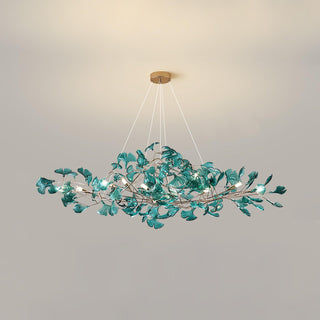 Ginkgo Leaf Luxury Acrylic Chandelier
