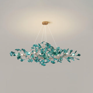 Ginkgo Leaf Luxury Acrylic Chandelier