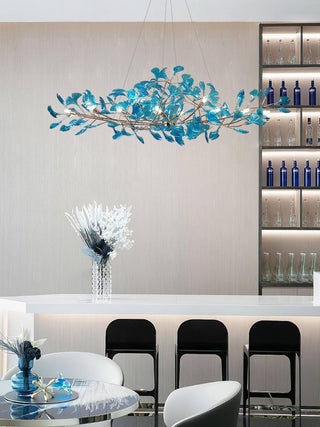 Ginkgo Leaf Luxury Acrylic Chandelier