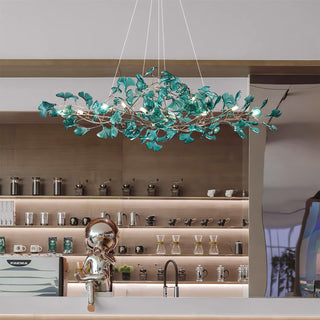 Ginkgo Leaf Luxury Acrylic Chandelier