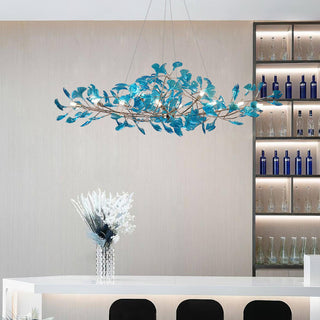 Ginkgo Leaf Luxury Acrylic Chandelier